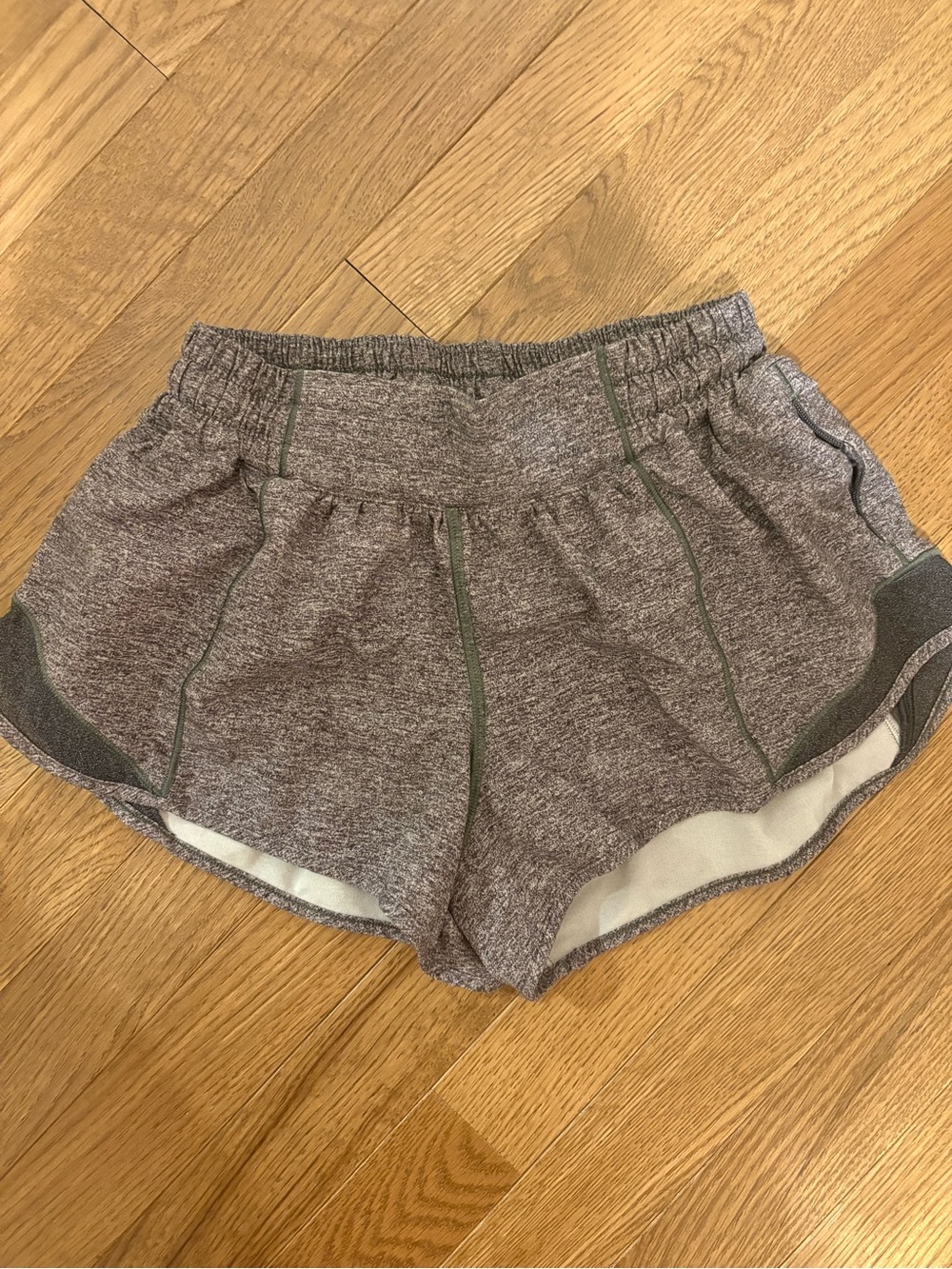 lululemon Heather Gray hotty hot Shorts